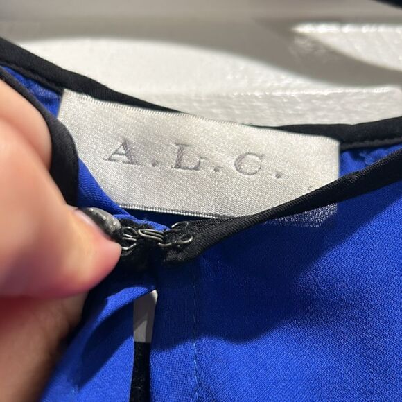 A.L.C. Royal Blue Sleeveless Blouse, Size Small - Picture 3 of 11